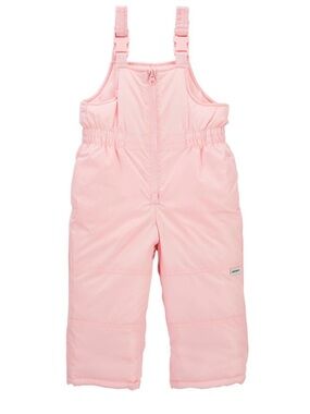 Carter’s Pink Snow Bib Pants 18 Months Baby Girl Winter Snowsuit Overalls